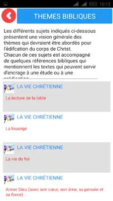 Bible Thème android App screenshot 8